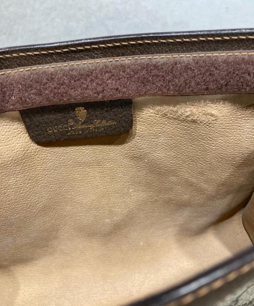 GUCCI（グッチ）GUCCI (グッチ) オールドGGスプリームポーチ ブラウンの古着・服飾アイテム