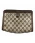 GUCCI (グッチ) オールドGGスプリームポーチ ブラウン：13000円