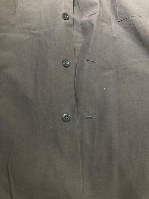 DANTON（ダントン）DANTON (ダントン) BAND COLLAR SHIRT S/S（バンドカラーシャツ ショートスリーブ） グレー サイズ:SIZE 38の古着・服飾アイテム