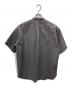 DANTON (ダントン) BAND COLLAR SHIRT S/S（バンドカラーシャツ ショートスリーブ） グレー サイズ:SIZE 38：5000円