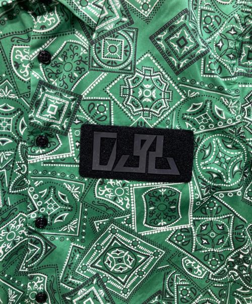 DIESEL（ディーゼル）DIESEL (ディーゼル) ペイズリー柄半袖シャツ グリーン サイズ:SIZE Freeの古着・服飾アイテム
