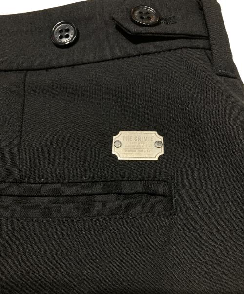 THE CRIMIE（ザ クライミー）THE CRIMIE (ザ クライミー) TAPERED ANKLE SUIT PANTS（テーパード アンクル スーツ パンツ） ブラック サイズ:SIZE Mの古着・服飾アイテム