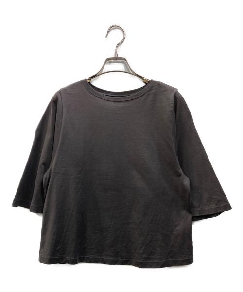 23区（ニジュウサンク）23区 (ニジュウサンク) ハイエンド フレアスリーブ Tシャツ グレー サイズ:38　(9）の古着・服飾アイテム