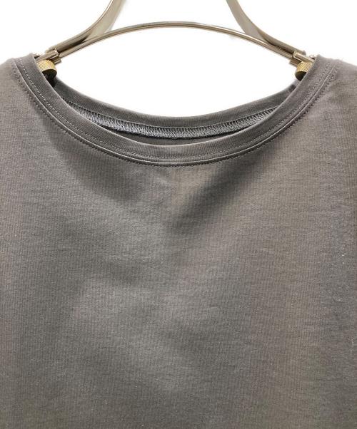 23区（ニジュウサンク）23区 (ニジュウサンク) ハイエンド フレアスリーブ Tシャツ グレー サイズ:38　(9）の古着・服飾アイテム