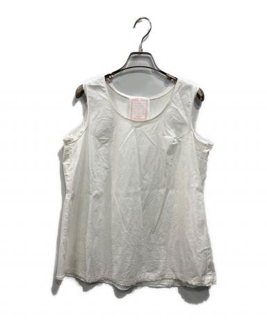 BEARDSLEY ビアズリー シャツタンク ホワイト 24SS 美品 中古・古着通販】BEARDSLEY (ビアズリー) シャツタンク ホワイト