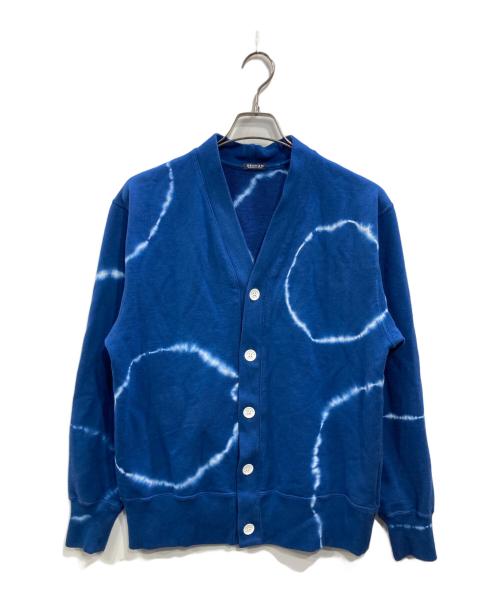Denham（デンハム）Denham (デンハム) TIE DYE SWEAT CARDIGAN（タイダイ スウェット カーディガン） ネイビー サイズ:SIZE Sの古着・服飾アイテム