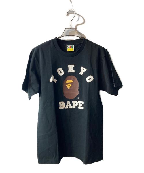 A BATHING APE（アベイシングエイプ）A BATHING APE (アベイシングエイプ) TOKYO COLLEGE CITY TEE ブラック サイズ:Sの古着・服飾アイテム
