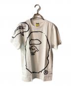 A BATHING APEアベイシングエイプ）の古着「JOSHUA VIDES APE HEAD TEE」｜ホワイト
