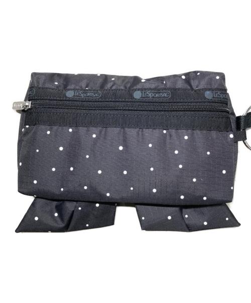 LeSportsac（レスポートサック）LeSportsac (レスポートサック) Snidel (スナイデル) BOW MULTI POUCH SET ブラックの古着・服飾アイテム