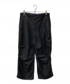 Graphpaperグラフペーパー）の古着「Light Moleskin Oversized Pants」｜ブラック