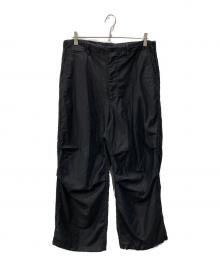 Graphpaper（グラフペーパー）の古着「Light Moleskin Oversized Pants」｜ブラック