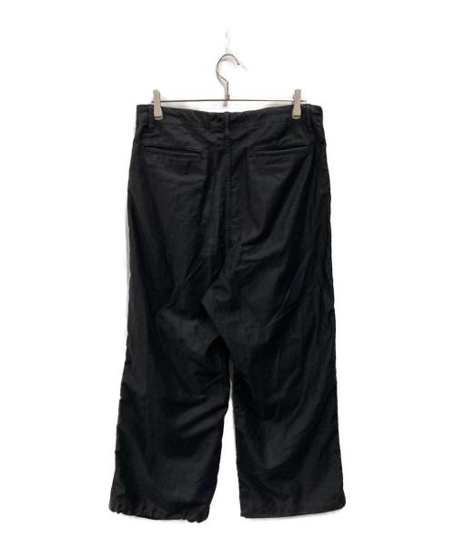 Graphpaper（グラフペーパー）Graphpaper (グラフペーパー) Light Moleskin Oversized Pants ブラック サイズ:1の古着・服飾アイテム