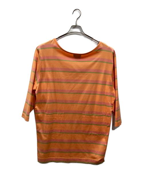 GUCCI（グッチ）GUCCI (グッチ) バックポケットボーダーチュニック オレンジ サイズ:SIZE Mの古着・服飾アイテム