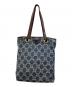 CELINE（セリーヌ）の古着「パリマカダム ハンドバッグ」｜インディゴ