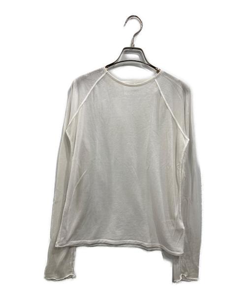 JANE SMITH（ジェーンスミス）JANE SMITH (ジェーンスミス) シアートップス ホワイト サイズ:SIZE Freeの古着・服飾アイテム