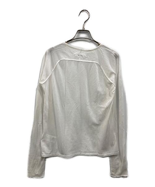 JANE SMITH（ジェーンスミス）JANE SMITH (ジェーンスミス) シアートップス ホワイト サイズ:SIZE Freeの古着・服飾アイテム