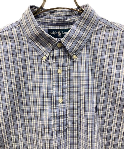 RALPH LAUREN（ラルフローレン）RALPH LAUREN (ラルフローレン) PURCELL プルオーバーシャツ ブルー サイズ:LLの古着・服飾アイテム
