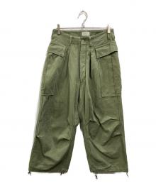 HERILL（ヘリル）の古着「HL Denim Cargo pants（エイチエル・デニム・カーゴ・パンツ）」｜グリーン