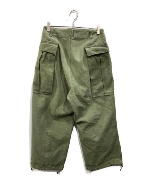 HERILL（ヘリル）HERILL (ヘリル) HL Denim Cargo pants（エイチエル・デニム・カーゴ・パンツ） グリーン サイズ:SIZE 2の古着・服飾アイテム