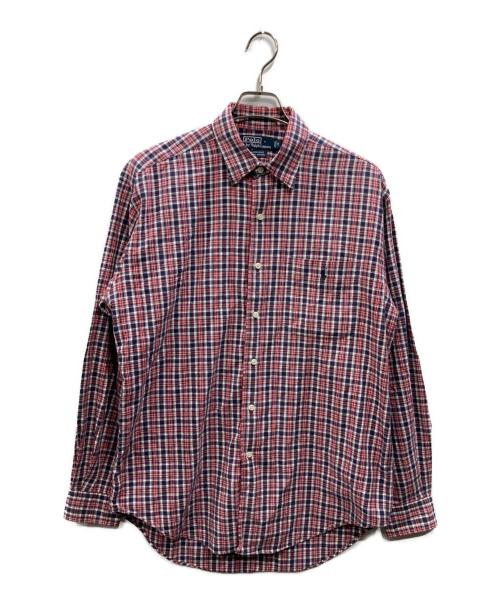 POLO RALPH LAUREN（ポロ・ラルフローレン）POLO RALPH LAUREN (ポロ・ラルフローレン) チェックシャツ レッド サイズ:SIZE Mの古着・服飾アイテム