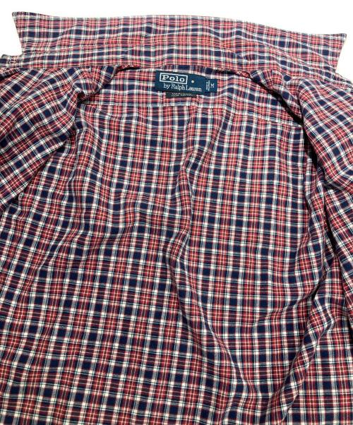 POLO RALPH LAUREN（ポロ・ラルフローレン）POLO RALPH LAUREN (ポロ・ラルフローレン) チェックシャツ レッド サイズ:SIZE Mの古着・服飾アイテム