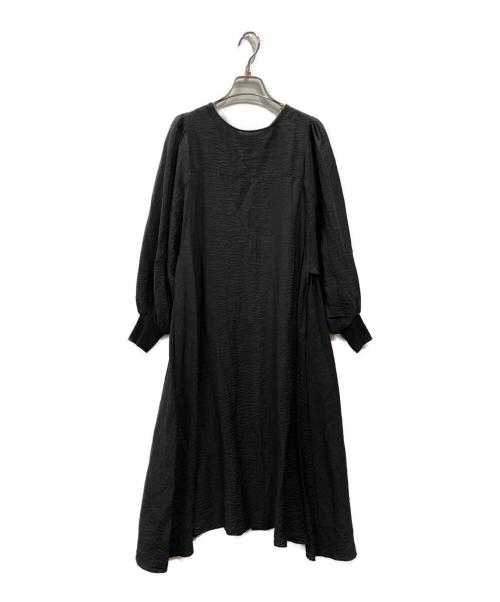 BEARDSLEY（ビアズリー）BEARDSLEY (ビアズリー) ワイドスリーブテントワンピース ブラック サイズ:Fの古着・服飾アイテム