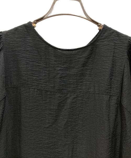 BEARDSLEY（ビアズリー）BEARDSLEY (ビアズリー) ワイドスリーブテントワンピース ブラック サイズ:Fの古着・服飾アイテム