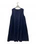 nest Robe (ネストローブ) リネンノースリーブフレアワンピース ネイビー サイズ:F：8000円