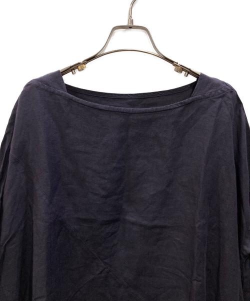 nest Robe（ネストローブ）nest Robe (ネストローブ) リネンワンピース ネイビー サイズ:Fの古着・服飾アイテム