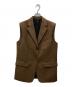 theory（セオリー）の古着「Wool Hopsack Boxy Vest」｜ブラウン