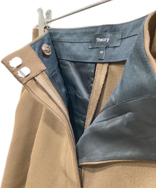 theory（セオリー）theory (セオリー) Wool Hopsack Taperd Pant ブラウン サイズ:00の古着・服飾アイテム