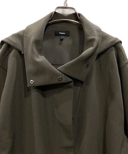theory（セオリー）theory (セオリー) SYNTHETIC DOUBLE CLOTH MILITARY グリーン サイズ:Sの古着・服飾アイテム