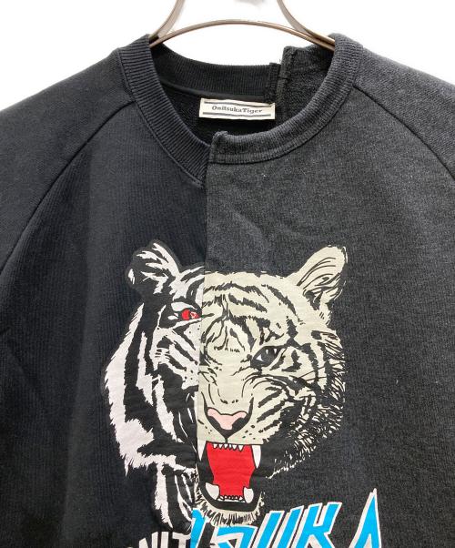 Onitsuka Tiger（オニツカタイガー）Onitsuka Tiger (オニツカタイガー) SWEAT TOP グレー サイズ:Mの古着・服飾アイテム