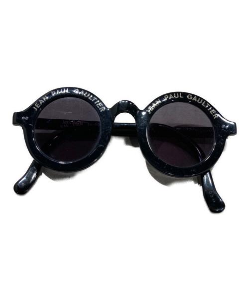 Jean Paul GAULTIER（ジャンポールゴルチェ）Jean Paul GAULTIER (ジャンポールゴルチェ) ロゴレタリングサングラス ブラック サイズ:40□15 125の古着・服飾アイテム