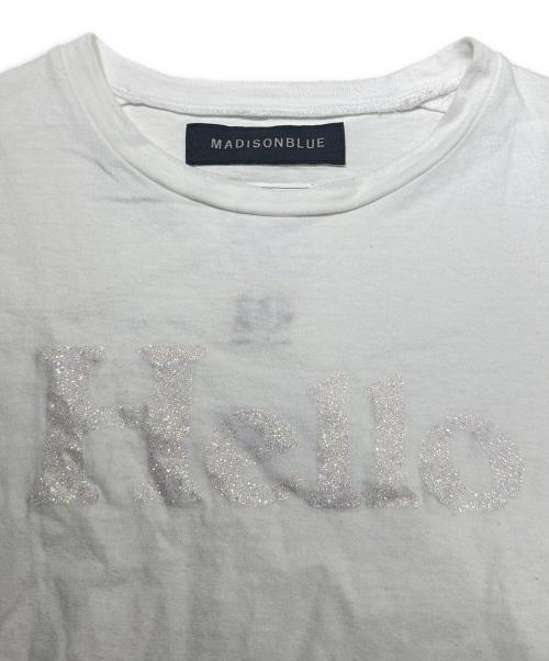 MADISON BLUE（マディソンブルー）MADISON BLUE (マディソンブルー) HELLO TEE PARIS ホワイト サイズ:Sの古着・服飾アイテム