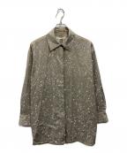 H&M×STELLA McCARTNEYエイチアンドエム×ステラマッカートニー）の古着「エンベリッシュド オーバーサイズシャツ」｜ベージュ
