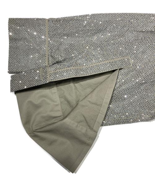 H&M（エイチアンドエム）H&M (エイチアンドエム) STELLA McCARTNEY (ステラマッカートニー) エンベリッシュド オーバーサイズシャツ ベージュ サイズ:M 未使用品の古着・服飾アイテム