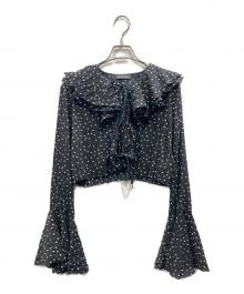 MAISON SPECIAL（メゾンスペシャル）の古着「Ruffle Blouse」｜ブラック
