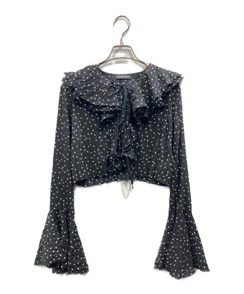 MAISON SPECIAL（メゾンスペシャル）MAISON SPECIAL (メゾンスペシャル) Ruffle Blouse ブラック サイズ:FREEの古着・服飾アイテム