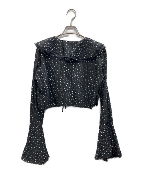 MAISON SPECIAL（メゾンスペシャル）MAISON SPECIAL (メゾンスペシャル) Ruffle Blouse ブラック サイズ:FREEの古着・服飾アイテム