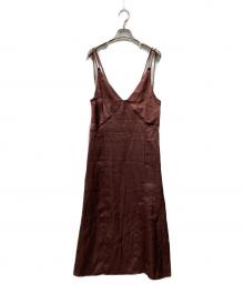 SAYAKA DAVIS（サヤカ デイヴィス）の古着「STRAP DRESS」｜ブラウン