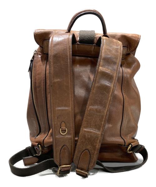 COACH（コーチ）COACH (コーチ) ブリーカー レザーバックパック リュック ブラウンの古着・服飾アイテム