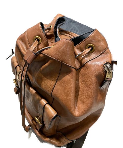 COACH（コーチ）COACH (コーチ) ブリーカー レザーバックパック リュック ブラウンの古着・服飾アイテム