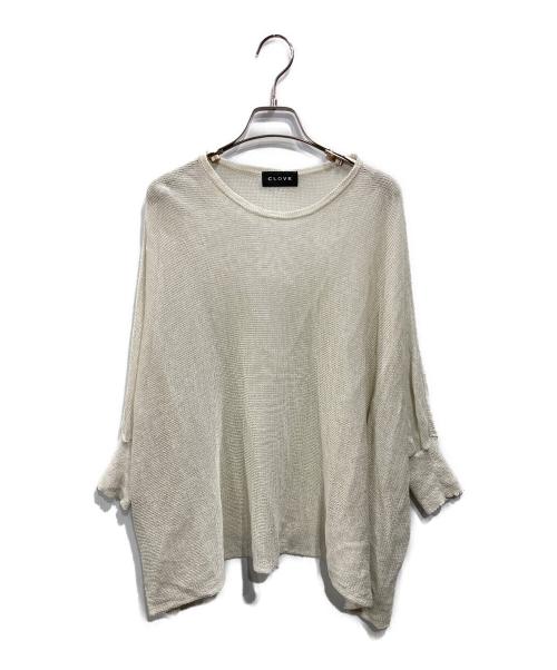 C.LOVE（シーラブ）C.LOVE (シーラブ) コットンメッシュラグラントップス アイボリー サイズ:02の古着・服飾アイテム