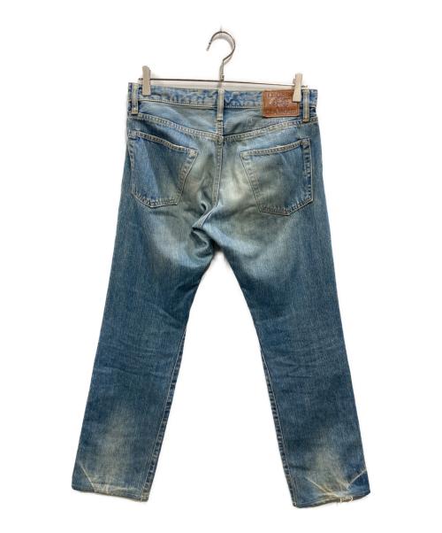 Hysteric Glamour（ヒステリックグラマー）Hysteric Glamour (ヒステリックグラマー) リペア加工 スタッズデニム インディゴ サイズ:30の古着・服飾アイテム
