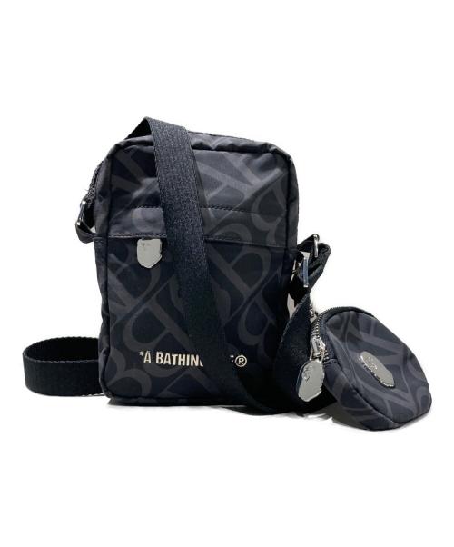 A BATHING APE（アベイシングエイプ）A BATHING APE (アベイシングエイプ) SPORT MONOGRAM SHOULDER BAG グレーの古着・服飾アイテム