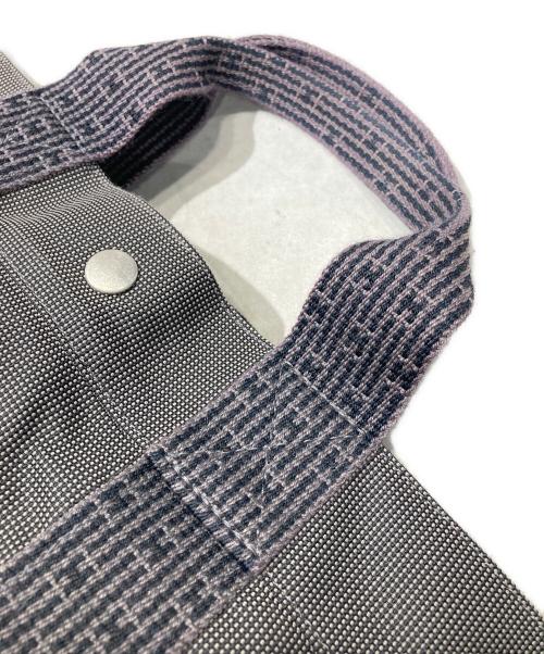 HERMES（エルメス）HERMES (エルメス) エールライン トートバッグ グレー×ブラックの古着・服飾アイテム