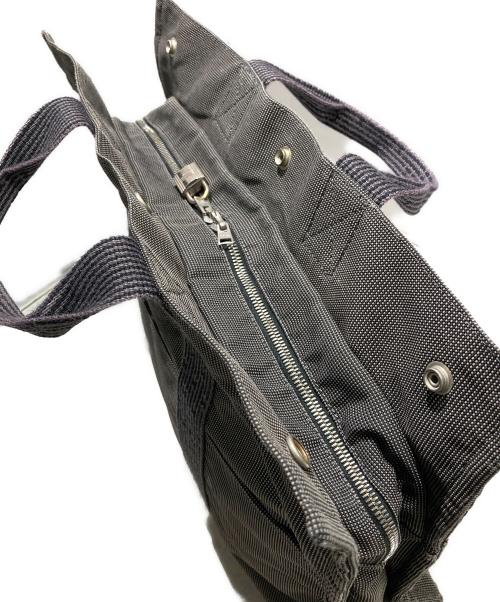 HERMES（エルメス）HERMES (エルメス) エールライン トートバッグ グレー×ブラックの古着・服飾アイテム