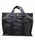 HERMES（エルメス）の古着「エールライン トートバッグ」｜グレー×ブラック