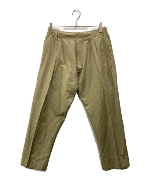 LANVIN COLLECTION（ランバンコレクション）LANVIN COLLECTION (ランバンコレクション) コットンシルク イージーパンツ オリーブ サイズ:46の古着・服飾アイテム